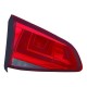 Volkswagen Golf 2012-2017 Inner (Boot) Red/Clear (Replaces Valeo) Rear Light Unit Passenger Side